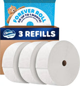 Charmin Toilet Paper Ultra Soft, 3 Forever Rolls Refill Rolls, 2-ply Bath Tissue, 3 Rolls