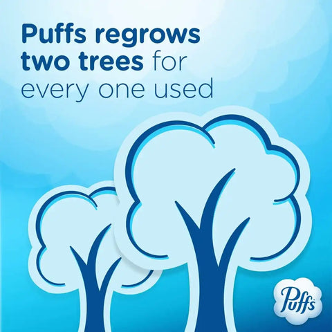 Puffs Facial Tissues Ultra Soft, 1 Cube Box, 48 Facial Tissues per Box, Allergies and Colds (Packaging May Vary)