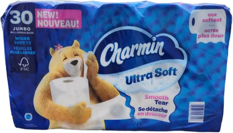 Charmin Ultra Soft Bathroom Tissue Ultra Soft 30 Jumbo Rolls