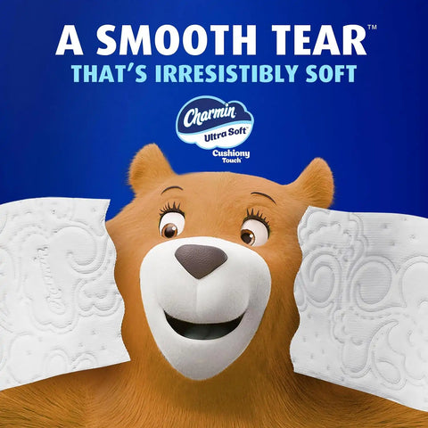 Charmin Ultra Soft Cushiony Touch Toilet Paper, 12 Family Mega XL Rolls = 84 Regular Rolls