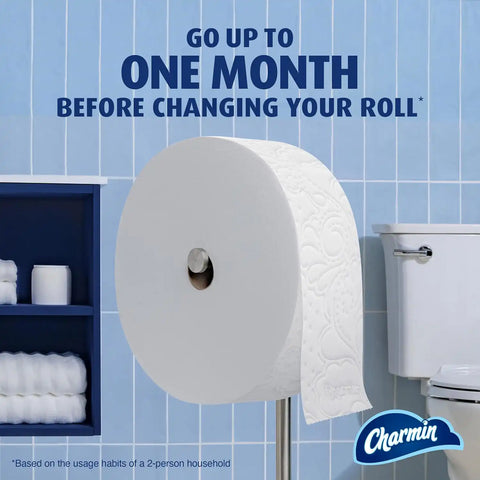 Charmin Toilet Paper Ultra Soft, 3 Forever Rolls Refill Rolls, 2-ply Bath Tissue, 3 Rolls