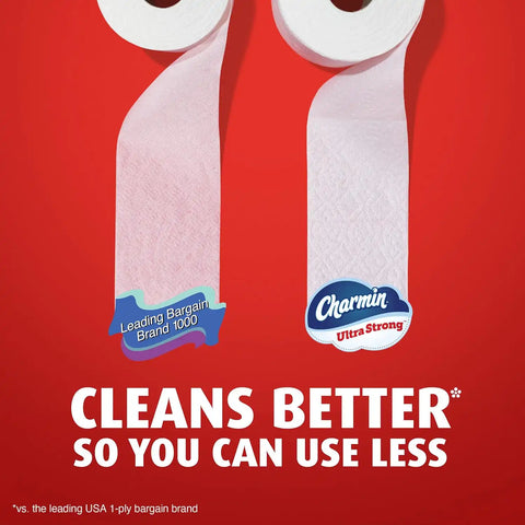 Charmin Ultra Strong Toilet Paper, 18 Mega XL = 108 Regular